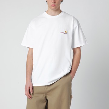 S/S American Script white T-Shirt