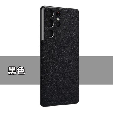 適用三星s24ultra手機背膜plus磨砂閃點黑Galaxy S23/S22/S21U全覆蓋后貼超薄炫彩鏡頭膜22+防刮改色翻新貼膜