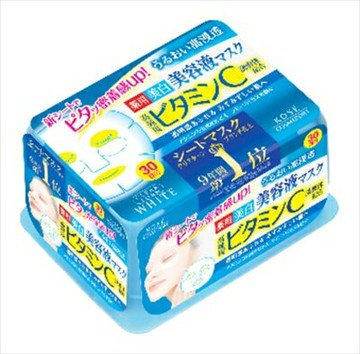 【 コーセーコスメポート 】清透VC精華面膜（維他命C）【24包】片狀面膜  日本必買 | 日本樂天熱銷