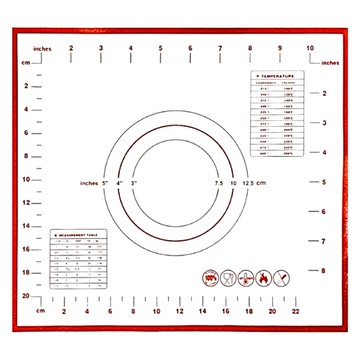 小矽膠揉麵墊 食品級矽膠 玻璃纖維 耐熱溫度-40~220°C  29 x 26cm  1個