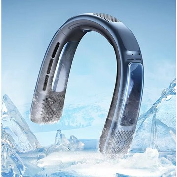 OYOCO BP628可擕式靜音無葉大風力電晶體降溫掛脖風扇