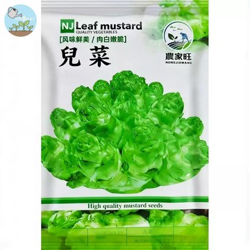 【原廠包裝】兒菜種子（Child Vegetable）3克裝 抱子芥菜種子 台灣現貨 火鍋蔬菜 冬季限時美味 清脆多汁