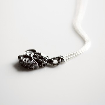 風華系列 迎吉祥【金玉滿堂】925純銀飾品項鍊 中國風/手工銀飾