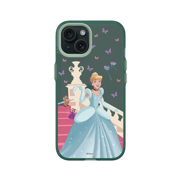iPhone 15 Clear 憂墨綠 - 迪士尼-公主系列 Disney Princess - 迪士尼公主 - 灰姑娘