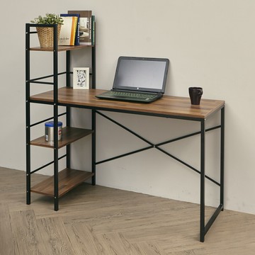 mit工業風雙向層架書桌 工作桌 電腦桌 學生桌 桌子 辦公桌 ta065