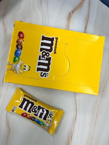 M&M's 花生糖衣巧克力 1盒(37G×12包)