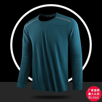 【冰絲速幹防曬】情侶T恤 速乾衣 防曬衣 運動T恤 戶外T恤 夏季薄款 圓領長袖 男女同款 戶外運動 日常休閒