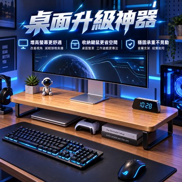 桌上螢幕架 電腦顯示器螢幕架 螢幕增高架 辦公桌面增高架 電腦螢幕底座 螢幕支架 顯示器支架 桌上置物架 桌上收納