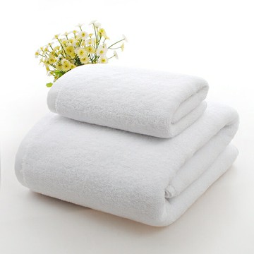 酒店賓館白浴巾床巾純棉加大成人男女加厚美容院白毛巾柔軟吸水