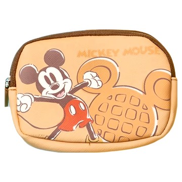 MICKEY MOUSE 米奇 甜蜜夢境系列 皮革鑰匙零錢包  13.5 x 9.5cm
