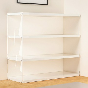 【透明可視收納】桌面收納盒 化妝品收納盒 亞克力置物架 多層分隔 宿舍辦公兩用 面膜文具雜物整理 防塵易取