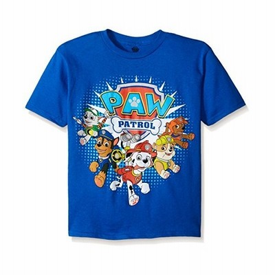 パウパトロール 子供服 半袖tシャツ 7 日本サイズ1 130相当 マーシャル チェイス 複数キャラクタ 通販 Lineポイント最大get Lineショッピング