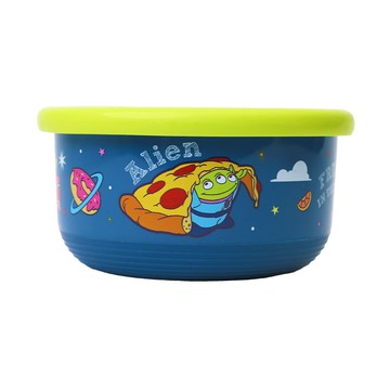 【HOUSUXI】迪士尼玩具總動員系列 三眼怪 不鏽鋼雙層隔熱碗 730ml