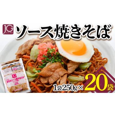 ふるさと納税 山形県 JGまちのソース焼きそば(レンジ対応) 250g×20袋