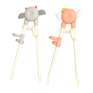 vanibaby 兒童學習筷 天使+惡魔  2雙  1組