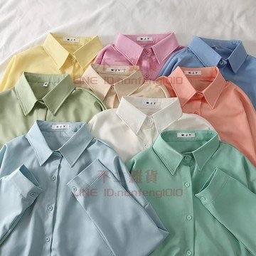 法式襯衫 上衣女 夏季薄款外套 小眾長袖防曬開衫 白色別致襯衣【不二雜貨】