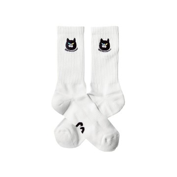 BFF Lord Cat "Black" 黑貓 白色 中筒襪  BF23013-BK [台灣現貨]