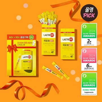 LACTO-FIT Probiotics Gold 30 Sticks Double set (+10 Sticks) (70 Days Supply)