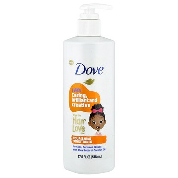 Dove, 兒童護理，滋養護髮素，適合盤發、卷髮、波浪發，17.5 液量盎司（518 毫升）