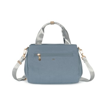 J II 手提包 茉莫多隔層防潑水手提斜背包-迷霧藍-7008-16