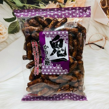 日本 山田製菓 鬼一 黑江米糖 黑糖風味 花林糖米果 黑糖花林糖 220g