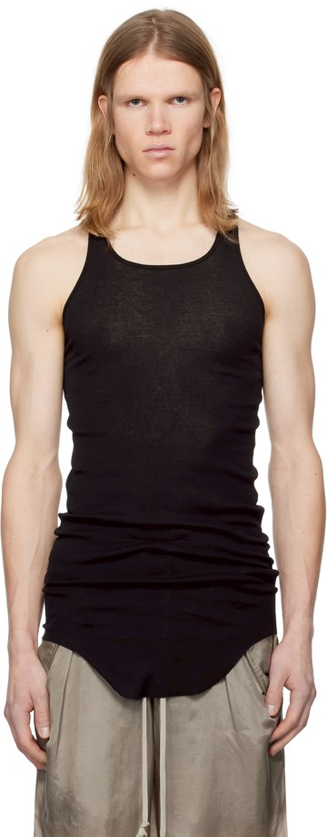 Rick Owens 黑色 Hollywood Mini Rib 背心