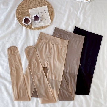 品牌折扣店商場專柜撤柜女裝尾貨清倉大碼光腿絲襪復古薄款連襪褲