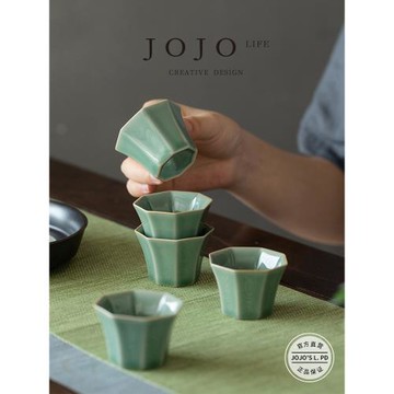 JOJO'S L. PD.hobby.青瓷八角茶杯家用品茗杯單個大號男女 | 趣好