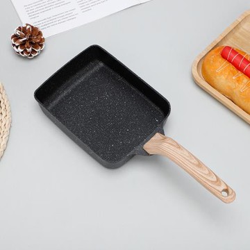 日式玉子燒不粘鍋麥飯石不粘鍋早餐煎雞蛋平底鍋無油煙多功能煎鍋