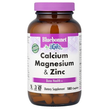 Bluebonnet Nutrition, 鈣鎂鋅錠劑，180 粒