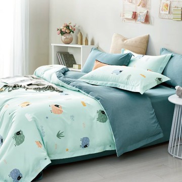 吸濕排汗3M科技天絲 / 四件式兩用被床包枕套組 / 綿綿童話