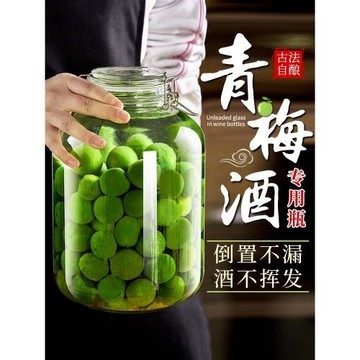 泡酒玻璃瓶專用酒瓶青梅酒空瓶自釀楊梅果酒20斤裝密封罐酒罐容器