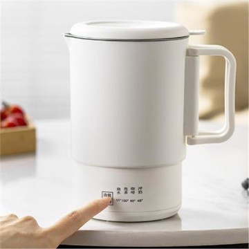 跨境便攜式316不銹鋼電熱水壺小型燒水壺旅行可折疊熱水杯恒溫壺