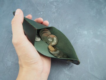 粽子零錢包/皮革/防掉設計