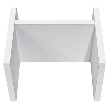 櫃內收納架 活動隔板 高度可調整 加厚板材1.5公分 表面防潑水處理  白色  1組