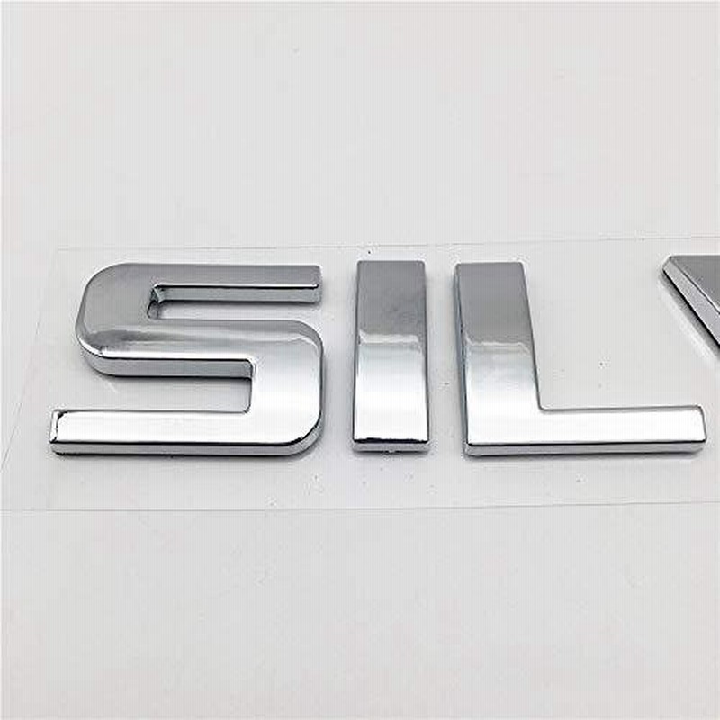 Ft C Absクローム ワードシルバラード 車 トランク 3dレターネームプレートバッジ ステッカーエンブレム 1個 通販 Lineポイント最大0 5 Get Lineショッピング