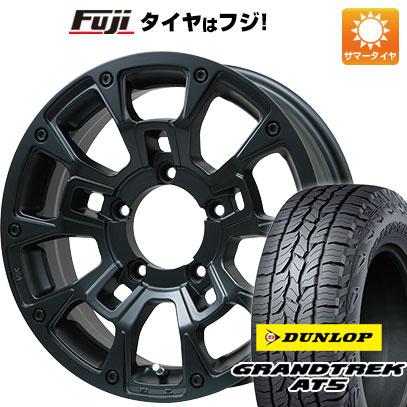 【新品】ジムニーシエラ 夏タイヤ ホイール4本セット 195/80R15 ダンロップ グラントレック AT5 ビッグウエイ B-LUGNAS  BRD(マットブラック) 15インチ | LINEショッピング