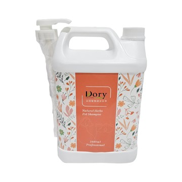 Dory 朵莉寵物潔淨美學 甦活護膚洗毛精 天然草本香味  3.8L  1桶