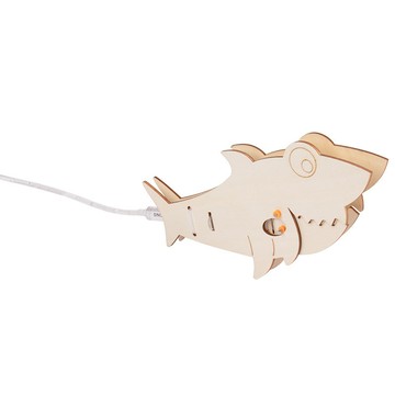 🌈DIY 液壓鯊魚diy科技小製作 小科學實驗小發明科教拼裝材料玩具