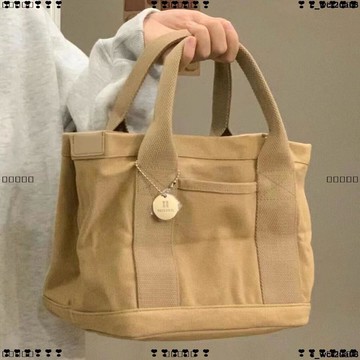 超實惠 高質感手提帆布包/便當包/多隔層拉鍊開合帆布袋/托特包/厚實帆布手提包/多層次帆布包手提袋手腕包休閒