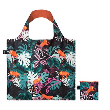 【LOQI】環保春捲包/購物袋｜叢林猴．新_廠商直送