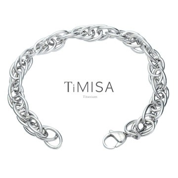 TiMISA《流星雨(P)》純鈦手鍊