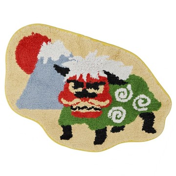 日本幸運物玄關地墊  65 x 49cm  富士山獅舞  1個