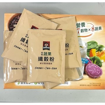 COSTCO好市多 桂格👍蔬果纖榖粉🌰綜合堅果風味30g單包