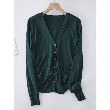 特價巨劃算 真絲桑蠶絲針織衫棉羊絨羊毛開衫小披肩空調衫防曬衫