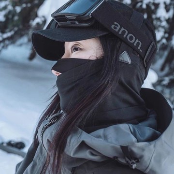 滑雪面罩 滑雪保暖面具 滑雪面具 騎行面罩 保暖面罩 防風面罩 冬季滑雪面罩保暖加絨防風圍脖戶外騎行防寒護臉裝備護具頭套