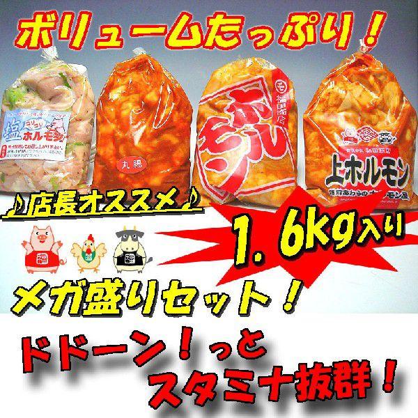 店長おすすめ メガ盛りホルモンセット 送料無料  お歳暮 父の日 バーベキュー 焼肉 Ｂ級グルメ 肉の日  牛ホルモン 豚ホルモン