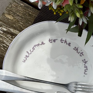 英國 MÆGEN 陶瓷主題餐盤-紫