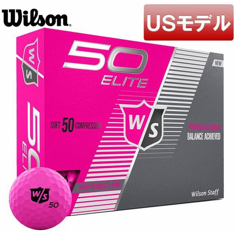 Usモデル 日本未発売モデル ウィルソンスタッフ ゴルフボール 50エリート 2ピース ピンク 12球入り 新品 通販 Lineポイント最大0 5 Get Lineショッピング