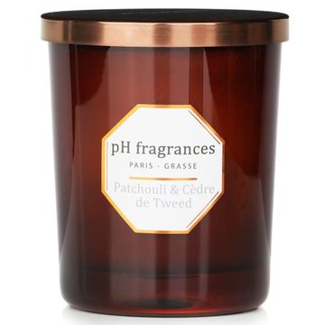 pH fragrances 香薰蠟燭 - Patchouli & Cedre De Tweed180g/6.3oz
